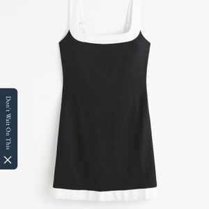 Black and White Sleeveless Dress NWOT